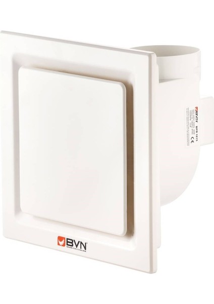 Bpr 1012 Plastik Radyal Banyo ve Tuvalet Aspiratörü 120M³/H
