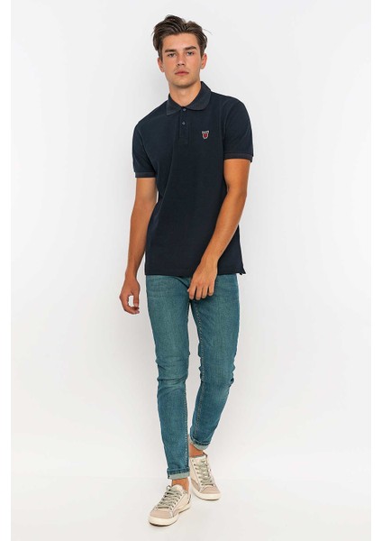 Polo Yaka Tişört Lacivert