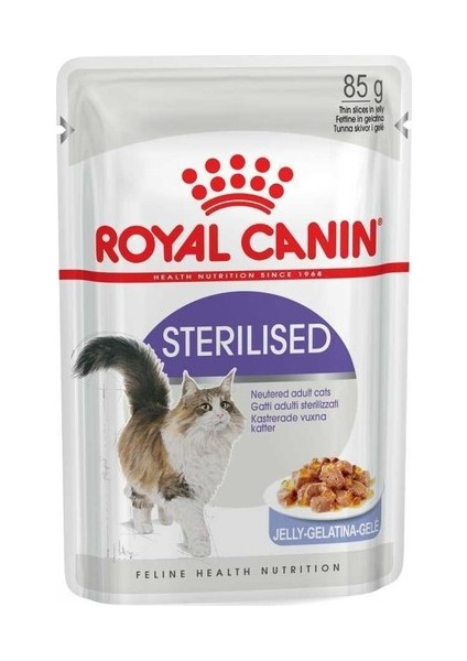 Sterilised Jelly Kısırlaştırılmış Kedi Konserve 85 gr 12'li
