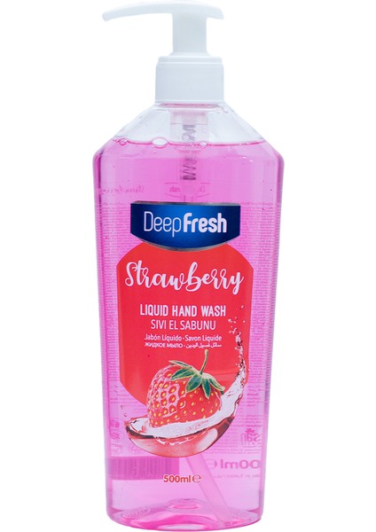 Deep Fresh Meyveli Sıvı Sabun Çilekli 500 ml