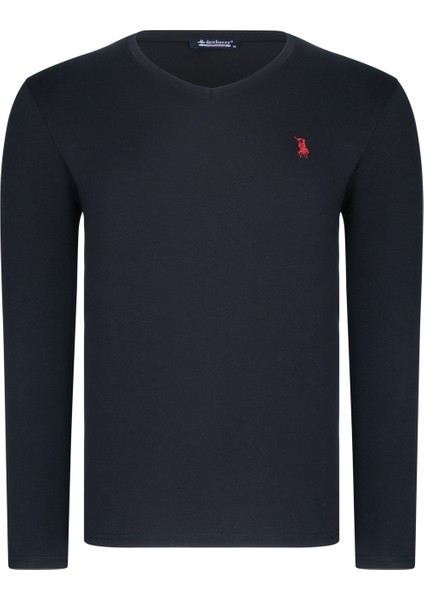 Dörtlü Set T8587 Dewberry V Yaka Erkek -Siyah-Antrasit-Lacivert-Beyaz fiyatları