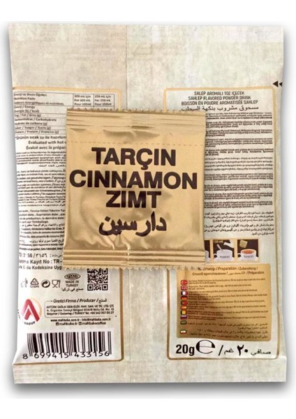 Salep ( Sahlep ) Tarçınlı 20x20gr modelleri