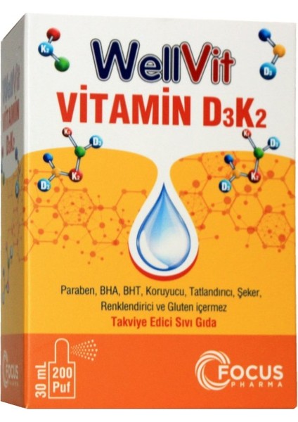 Vitamin D3 K2 30 ml