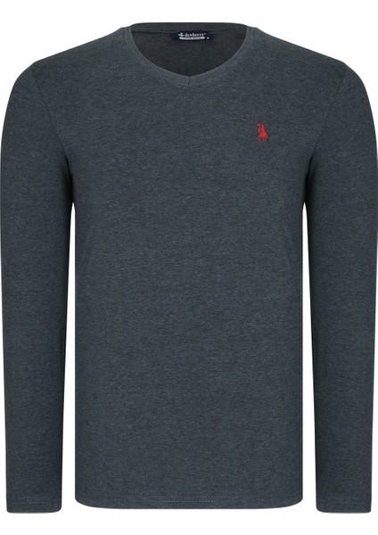 Ikili Set T8587 Dewberry V Yaka Erkek -Beyaz-Antrasit fiyatları