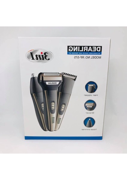 Traş Makinesi Profesyonel Dearling 3in1 RF-575