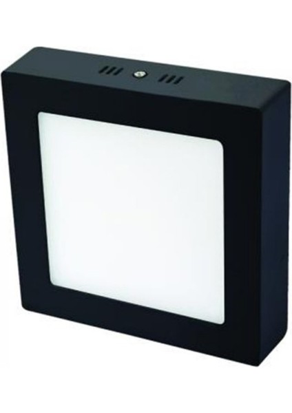 CT-5234 18W Alm. S.ü LED Armatür Kare (Siyah Kasa) Beyaz Işık Cata