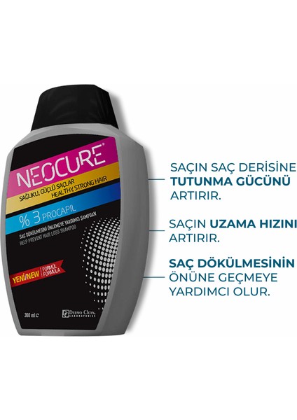 Dermo Clean Neocure Saç Ekimi Sonrası Şampuan 300 ml