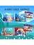 4 Set - 96 Parça Deniz Kızı ve Sahne 5+ Keçe Yapboz - 5 Yaş Puzzle T41 T19 1