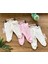 3'lü Penye Bebek Pijama Takım Puan Pembe Kahverengi 1