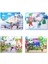 4 Set - 96 Parça Tox Kış ve Oyun Parkı 5+ Keçe Yapboz - 5 Yaş Puzzle T40 T14 2