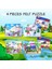 4 Set - 96 Parça Tox Kış ve Oyun Parkı 5+ Keçe Yapboz - 5 Yaş Puzzle T40 T14 4