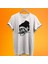 Bereli Kuru Kafa Baskılı %100 Pamuk Oversize T-Shirt Büyük Beden Tişört 1