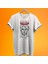 Kanlı Taç Baskılı %100 Pamuk Oversize T-Shirt Büyük Beden Tişört 1