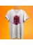 Şeytan Baskılı %100 Pamuk Oversize T-Shirt Büyük Beden Tişört 1