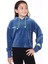 Toontoy Kız Çocuk Kapüşonlu Kadife Sweatshirt 1
