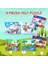 4 Set - 96 Parça Orman ve Kış 5+ Keçe Yapboz - 5 Yaş Puzzle T14 T15 4