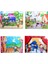 4 Set - 96 Parça Oyun Parkı ve Sahne 5+ Keçe Yapboz - 5 Yaş Puzzle T19 T40 2