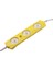 3'lü Mercekli Modül LED - Sarı 12V 1.2W 1