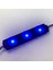 3'lü Mercekli Modül LED - Mavi 12V 1.2W 2
