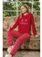 Kadın Termal Kırmızı Pijama Takımı 1