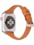 Apple Watch 7 6 Se 5 4 3 2 1 - 38 / 40 / 41 mm Uyumlu Deri Kordon Premium Dikişli Ince Deri Kayış 2