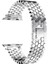 Apple Watch 7 6 Se 5 4 3 2 1 - 38 / 40 / 41 mm Uyumlu Metal Kordon Hegzagonal Tasarım Premium Kayış 4