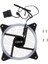 1pack 12 cm LED Pc Fan Soğutucu Bilgisayar Soğutma Için 4 Pin 1100RPM-RENKLI 4 Renkli Işık Döngü 2