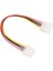 4pin Ide Erkek Kadın M / F Güç Kaynağı Uzatma Kablosu 20CM 1