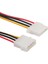 4pin Ide Erkek Kadın M / F Güç Kaynağı Uzatma Kablosu 20CM 4