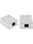 2x 1-Port CAT5E Duvar Yüzey Dağı Kompakt Kutu RJ45 Ağ Internet Kablosu 2