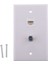 Koaksiyel F Konnektör Ethernet Ağ Duvar Plakası Soket Çıkışı 1