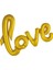 Partipan Folyo Balon Love Gold Küçük Boy 1