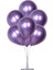 Partipan Metalik Balon Lila 10 Adet 3