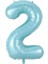 Partipan 2 Rakam Folyo Balon Mavi 76 cm 1