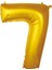 Partipan 7 Rakam Folyo Balon Altın 76 cm 1