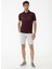 Pierre Cardin Polo Yaka Slim Fit Desenli Bordo Erkek T-Shirt 2