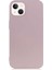 Caseworld Apple iPhone 13 Mini Kapak Içi Kadife Lansman Lux Silikon Kılıf - Pudra 1