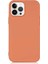 Caseworld Apple Apple iPhone 13 Pro Max Kapak Içi Kadife Lansman Lux Silikon Kılıf - Turuncu 1