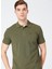 Haki Erkek Cepli Polo T-Shirt 5