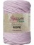 Spagettiyarn 4mm 330G Bebe Pembe 3 Büküm Halat Makrome Ipi 1