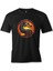T-Shirt Mortal Combat Logo Siyah Erkek Tshirt 1