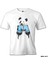 T-Shirt Panda - Boks Beyaz Erkek Tshirt 2
