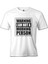 T-Shirt Not A Morning Person Beyaz Erkek Tshirt 1