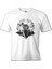 T-Shirt Kurt ve Ay 2 Beyaz Erkek Tshirt 1