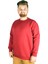 Erkek Sweatshirt Bisiklet Yaka Basic 20131 Bordo 1