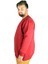 Erkek Sweatshirt Bisiklet Yaka Basic 20131 Bordo 2