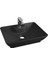 Bath Q-Smooth Line Mat Siyah Batarya Delikli Lav. 40*52CM 1