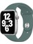 Apple Watch Series SE/10/9/8/7/6/5/4/3 Uyumlu 42mm-41mm-40mm-38mm M/L Silikon Kordon Haki Yeşili 1