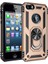 Apple iPhone 5s Yüzüklü Standlı Vega Kılıf + Nano Ekran Koruyucu 1