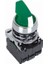 ISM-BK123B5 24V Metal Işıklı Mandal Buton - Yeşil 1